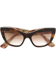 солнцезащитные очки с оправой "кошачий глаз" Miu Miu Eyewear