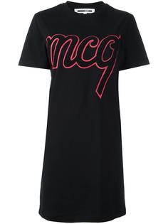 платье-толстовка с логотипом McQ Alexander McQueen