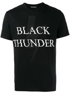 футболка с принтом 'Black Thunder' Neil Barrett