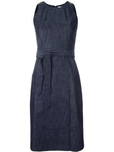 belted denim dress Tomas Maier