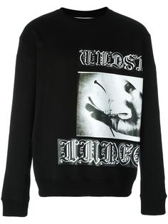 goth tattoo print sweatshirt McQ Alexander McQueen