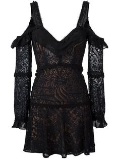кружевное платье с открытыми плечами For Love And Lemons