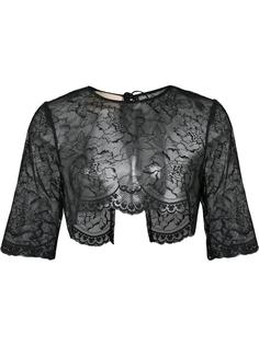 sheer lace capelet Loyd/Ford
