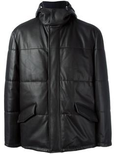пальто из кожи ягненка Kiton
