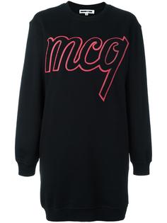 платье-толстовка с логотипом McQ Alexander McQueen