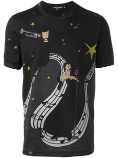 футболка с принтом 'Jazz' Dolce &amp; Gabbana