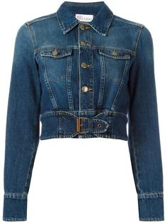 укороченная джинсовая куртка Red Valentino