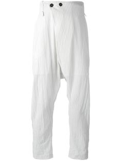 folded front pinstripe trousers Lost &amp; Found Ria Dunn