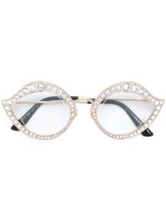 очки с кристаллами Swarowski Gucci Eyewear