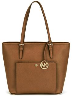 большая сумка-тоут с карманом на кнопках Michael Michael Kors