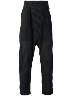 folded front pinstripe trousers Lost &amp; Found Ria Dunn