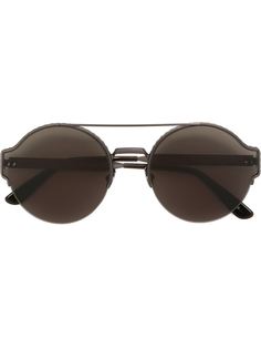 солнцезащитные очки с круглой оправой Bottega Veneta Eyewear
