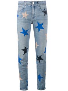 star print cropped jeans  Stella McCartney