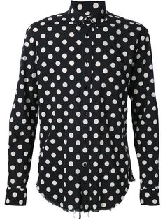 рубашка в горох Saint Laurent