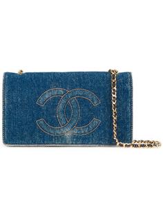 мини кошелек с логотипом 'CC' Chanel Vintage