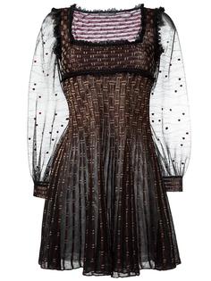 кружевное мини-платье  Alexander McQueen