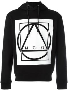 glyph icon print hoodie McQ Alexander McQueen