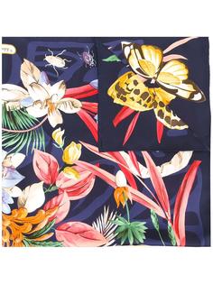 платок с цветочным принтом Salvatore Ferragamo
