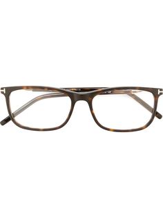 очки с прямоугольной оправой Tom Ford Eyewear