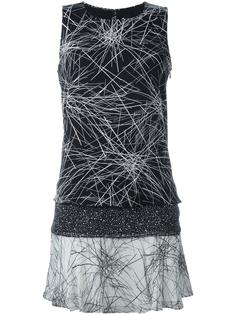 расклешенное платье с абстрактным принтом Diane Von Furstenberg