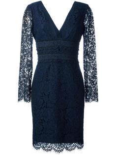кружевное платье с глубоким V-образным вырезом Diane Von Furstenberg