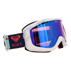 Маска для сноуборда женская   Roxy Sunset Pack Geofluo/Blue Print