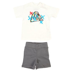 Комплект футболка и шорты детский Quiksilver Beach Pack Wave Metal