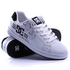 Кеды кроссовки женские DC Pixie 3 White/Black/Mslv