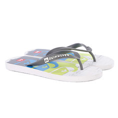 Шлепанцы Quiksilver Molokai Msp White/Grey/Blue