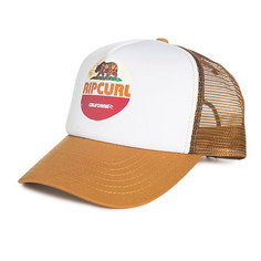 Бейсболка с сеткой Rip Curl Cali Bear Trucker Optical White