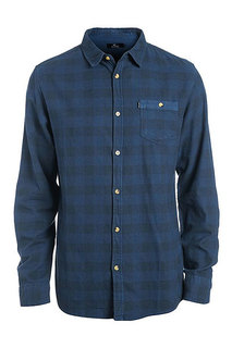 Рубашка в клетку Rip Curl Check It Ls Shirt Mood Indigo