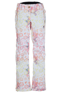 Штаны сноубордические женские Rip Curl Slinky Gum Printed Optical White