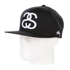 Бейсболка Stussy Big Ss Starter Cap Black