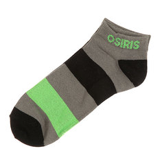 Носки низкие Osiris Anklet Low Cut Socks Charcoal Stripe