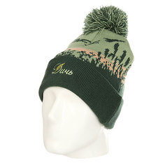 Шапка Запорожец Ditch Kamischi Beanie Dark Green Multi