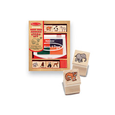Набор печатей "Животные зоопарка" Melissa & Doug