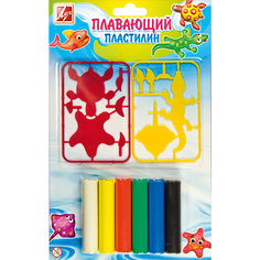 Набор для творчества плавающий пластилин, 6 цветов ЛУЧ