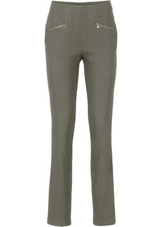 Брюки с высокой талией (черный) Bonprix