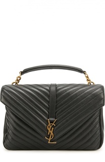 Сумка Collège Monogram large из стеганой кожи Saint Laurent