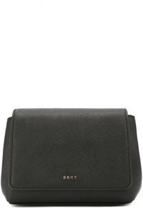 Кожаная сумка с клапаном DKNY