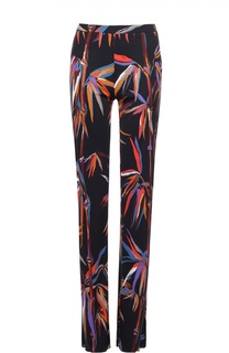 Расклешенные брюки с контрастным принтом Emilio Pucci