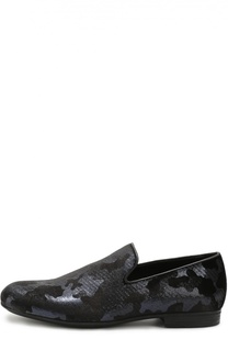 Слиперы Sloane с камуфляжным принтом Jimmy Choo