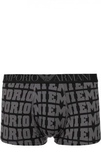 Хлопковые боксеры с широкой резинкой Emporio Armani