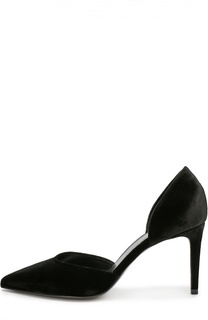 Туфли Paris Skinny из текстиля на шпильке Saint Laurent