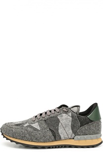 Текстильные кроссовки Rockrunner Valentino