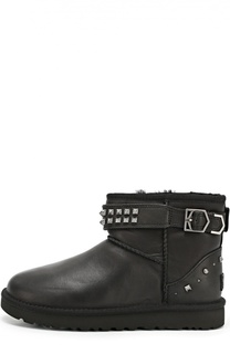 Кожаные полусапоги с заклепками UGG Australia