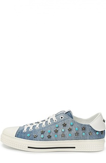 Текстильные кеды Starstudded на шнуровке Valentino