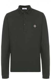 Хлопковое поло с длинными рукавами Stone Island