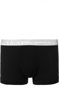 Боксеры из вискозы с широкой резинкой Emporio Armani