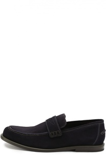 Замшевые пенни-лоферы Jimmy Choo